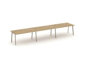 Стол переговорный на плоскоовальной трубе 474x98x75 Эстетика / Estetica images