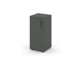 Шкаф низкий узкий левый закрытый 400x400x833 зад. стенка HDF Стайл Проджект / Style Project images