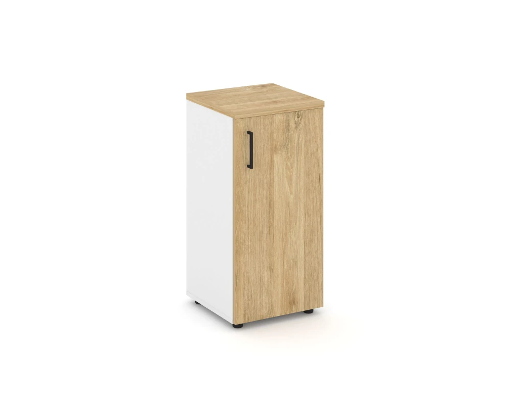 Шкаф низкий узкий правый закрытый 400x400x833 Стайл Проджект / Style Project