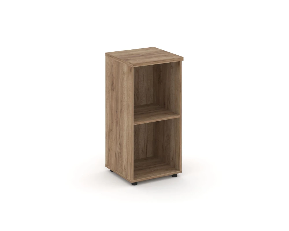 Стеллаж низкий узкий 400x400x833 зад. стенка HDF Стайл Проджект / Style Project