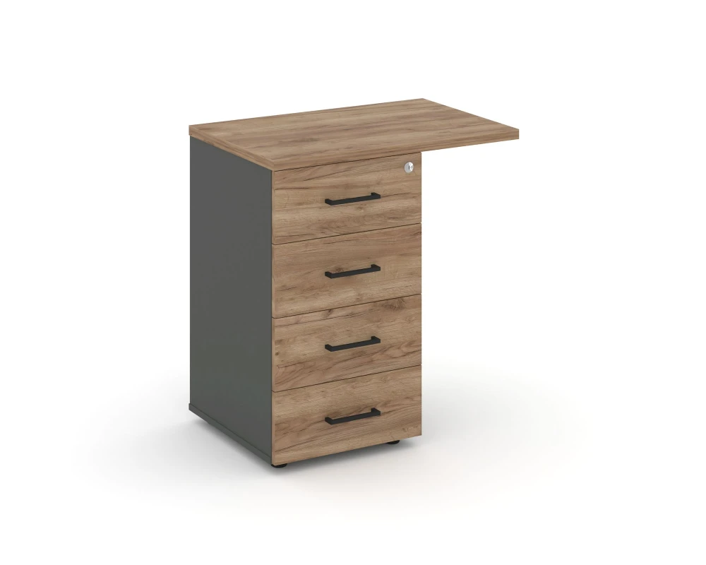Тумба приставная с ящиками 416/700x460x750 Стайл Проджект / Style Project