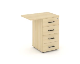Тумба приставная с ящиками 416/700x460x750 Стайл Проджект / Style Project images