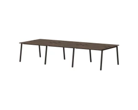 Бенч-система на 6 рабочих мест 3600х1432х750 Лавана Стил / Lavana Steel images